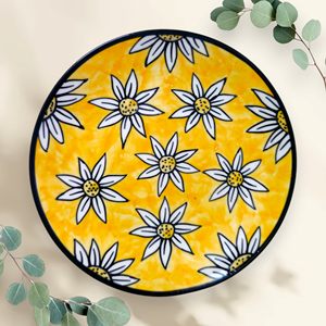 Platos y platos de porcelana hechos a mano, nuevo diseño, vajilla plateada de lujo de cerámica, vajilla de 7 pulgadas - Product Image 1