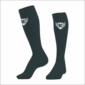 Chaussettes de football taille haute longues 20-30mmhg pour jeunes pour hommes épaissie résistante à l'usure poignée antidérapante serviette bas sport - Product Image 3
