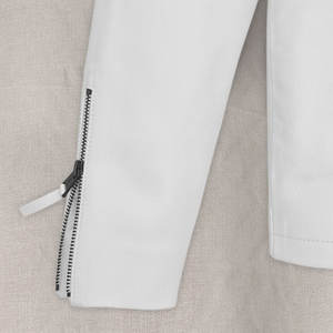 Veste en cuir blanc OEM, veste en cuir PU grande taille, veste en simili cuir pour homme, vestes pour hommes - Product Image 4