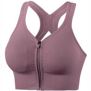 Ropa deportiva para mujer, sujetador deportivo para Yoga, ropa de gimnasio, ropa de entrenamiento, Sujetador deportivo atlético de Color sólido para mujer - Product Image 4