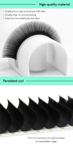 Silk cashmere matte black <b>lash</b> trays super dense premium matte black <b>lashes</b> soft <b>individual</b> <b>lashes</b> wholesale - Product Image 5