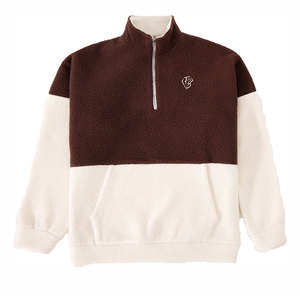 OEM diseño nuevo estilo de moda personalizado Sherpa sudaderas con capucha mujer Casual Sherpa sudaderas con letra de impresión suelta mujeres sudaderas con capucha - Product Image 5