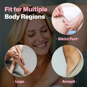 Set de Afeitadora Eléctrica Recargable 3 en 1 para Mujer, Recortadora de Barba y Vello con Alimentación USB, Recortadora de Bikini Impermeable, Set de Aseo y Barbería - Product Image 6