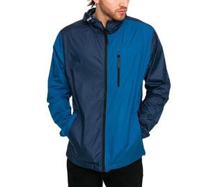 Vêtements de sport avec logo personnalisé pour hommes, vente en gros, coupe-vent imperméable décontracté pour l'extérieur, veste à capuche, coquille souple tissée, grande taille pour l'hiver - Product Image 1