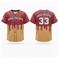 Maillots de baseball en gros, vêtements de sport, impression numérique, respirants, séchage rapide, 100 % polyester, couleurs personnalisées, logo, tailles adultes