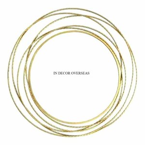 Marco de diseño de aspecto único de Metal de alta calidad pulido brillante de Color plateado para espejo de decoración del hogar de forma redonda - Product Image 6