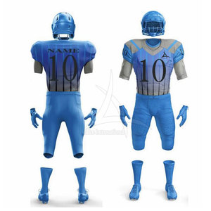 Service OEM Ensembles d'uniformes de football américain Respirant Manches courtes Coupe athlétique Tissu haute performance pour l'entraînement et la compétition - Product Image 6