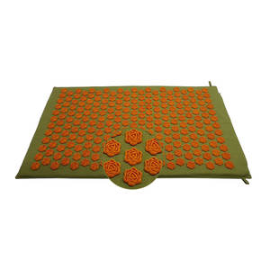 Tapis de yoga écologique OEM, tapis de massage d'acupression, tapis d'acupuncture organique Shakti, ensemble de tapis et d'oreiller pour le massage et les soins du corps - Product Image 1
