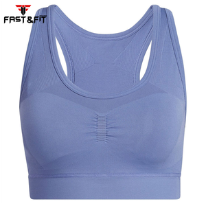 สินค้าใหม่คุณภาพสูงกีฬาการฝึกอบรม Bra ฟิตเนสกีฬาสวมใส่พิมพ์โลโก้ที่กําหนดเองผู้หญิงกีฬา Bra - Product Image 5