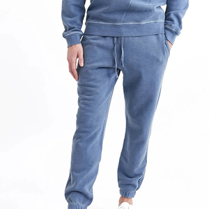 2025 haute qualité hommes décontracté Fitness vêtements de sport en gros décontracté Gym vêtements de sport survêtement 100% coton polaire tissu survêtement - Product Image 3