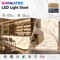 Panneau LED flexible découpable 24V 6000K, lumière rétroéclairée à CRI élevé 90+, pour comptoirs en marbre, onyx, quartz, dimmable, homologué UL, décoration