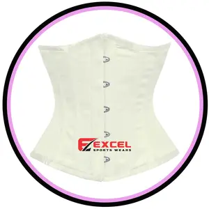 2024 alta qualità prezzo di fabbrica Vintage sotto il busto tessuto di raso genuino materiale moda femminile indossa corsetto di alta qualità.