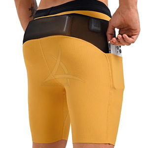 New Style Custom Made <b>Men</b> <b>Compression</b> <b>Shorts</b> Solid Casual High Quality Quick Dry Customized Fabric Made in Pakistan - Product Image 6