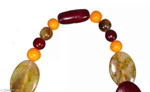 Collar de latón de resina de lujo personalizado para mujer hecho a mano con cuentas de alto pulido y perlas de la última moda India - Product Image 3