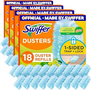 Swiffer Feather Dusters Multi-Surface Duster Refills, Bamboo, White, 1 - View #7