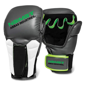 Gants de boxe professionnels pour adultes, couleur personnalisée, lacets, PVC de haute qualité, antidérapants, évacuation de l'humidité, doigts entièrement couverts, logo personnalisé + taille - Product Image 1