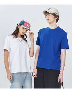 T-shirts unis pour hommes Tissu confortable en coton Tenue quotidienne décontractée OEM ODM Fournisseur de gros direct usine T-shirts avec logo personnalisé - Product Image 6