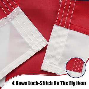 ธงชาติอเมริกันปักลายสองด้าน ขนาด 3x5 ฟุต รุ่น Bennington 76 Betsy Ross ทนทาน ปี 1776 ลาย 13 ดาว สำหรับใช้งานกลางแจ้ง - Product Image 5