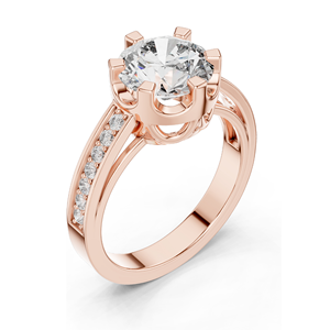 1.71 CT Lab-Grown Diamond Ladies Ring VVS-VS EF Clarity 18KT, 14KT, 10KT Gold & 925 Silver Rose, Yellow, White Gold & - Product Image 5