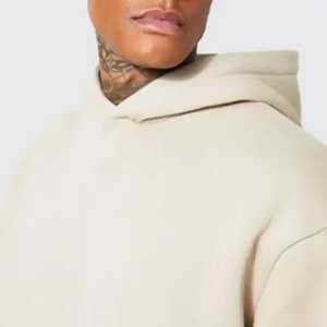 <b>Mens</b> Premium Quality 100% Cotton Fleece Tracksuit Breathable Hoodie and Jogger Set Oversized Winter <b>Men's</b> <b>Clothing</b> - Product Image 1