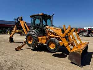 Chargeuse-pelleteuse Case 590 SUPER M 2008 NEUVE/OCCASION avec moteur et pompe hydraulique |   Chargeur de tracteur d'origine, livraison rapide - Product Image 5