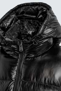 Chaqueta de Forro Polar Personalizada para Hombre, Larga, Cortavientos, con Capucha, Casual, con Cuello Alto y Cierre de Cremallera con Logotipo Frontal - Product Image 5