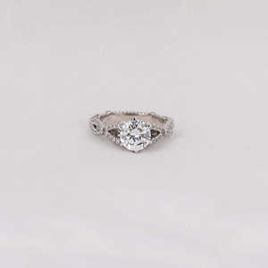 1.5-2.0 tcw แหวนหมั้นเพชรสำหรับปลูกในห้องปฏิบัติการ14KT เป็นแหวนทองคำสีขาวล้วนใช้เป็นของขวัญ - Product Image 1