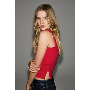 Blusa de Algodón Orgánico con Tela Suave y Elástica para Mujer GRIMELANGE EVARIS - Product Image 6