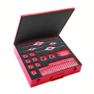 Juego de Machos y Terrajas USAG de 40 Piezas con Llaves para Machos, en Caja de Acero Laminado - Product Image 2
