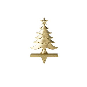 High STANDARD Metal Made Gold Plated Christmas <b>Stocking</b> <b>Holder</b> for Decorative Home HOTNSelling NOEL <b>Stocking</b> <b>Holder</b> - Product Image 1