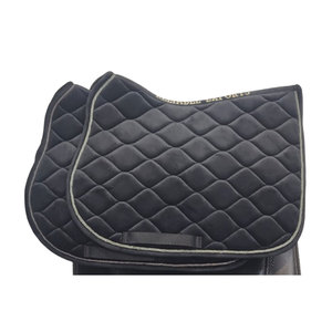 Tapis de selle d'équitation tout usage de style occidental Tapis de dressage en coton Remplissage de laine Tissu polycoton pour les cavaliers équestres - Product Image 4