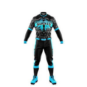 Ensemble d'uniformes de baseball personnalisés de haute qualité Top Vêtements grande taille confortables Caractéristiques respirantes pour les équipes - Product Image 2