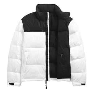 Venta caliente 2025 logotipo personalizado satén invierno bombardero de talla grande Puffer 4XL chaqueta cálida chaqueta de invierno hombres sólido - Product Image 3