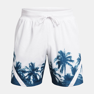 <b>Men's</b> Custom Athletic Gym <b>Shorts</b> Elastic Polyester Nylon Mesh 5 Inch Side Zippered Pockets Solid Pattern 2-in-1 Summer Casual - Product Image 5