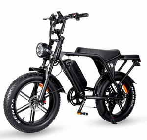 พร้อมจัดส่งจักรยานไฟฟ้า 500W/750W 72V 15Ah ยางอ้วน 24 นิ้ว รุ่น V8 พร้อมระบบเปลี่ยนเกียร์ แบตเตอรี่ลิเธียม โครงอะลูมิเนียม - Product Image 4