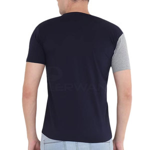 Bas quantité minimale de commande Dernière conception T-shirts d'été pour hommes 100% coton Logo personnalisé Séchage rapide Respirant - Product Image 4