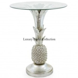 Modern Stylish <b>Silver</b> Aluminium Metal Home Furnishing Large Size Pumpkin Hotel Restaurant Accessories Stylish Center <b>Table</b> - Product Image 3