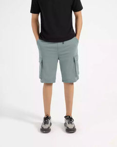 Short de surf en coton de haute qualité pour hommes, short en maille d'été avec logo personnalisé pour les entraînements de gym décontractés, service OEM, taille 6XL - Product Image 5