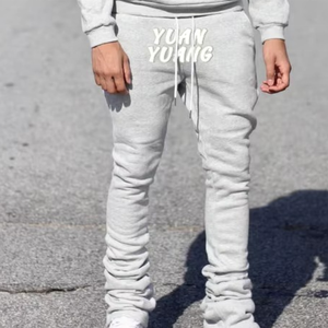 Conjunto de Sudadera con Capucha y Pantalones Deportivos de Felpa Francesa de Lujo, Personalizados, 500 g/m², para Hombre, Estilo Urbano, Invierno, 100% Algodón - Product Image 3