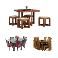 Offre Spéciale : Ensemble de Salle à Manger 2-4-6 Chaises, Table et Chaises pour Hôtels et Restaurants – Meubles Indonésiens à Prix Abordable pour la Vente en Gros