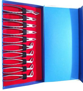 Instrumentos Quirúrgicos Navel, Fórceps Dentales de Acero Inoxidable Francés, Instrumentos Quirúrgicos con Certificación CE Clase I y 3 Años de Garantía - Product Image 5