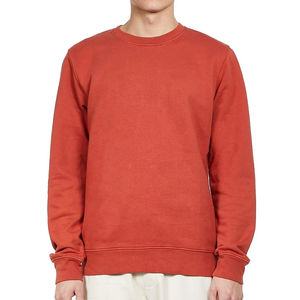 Sweat-shirt personnalisé 100% coton Vintage sweat à col rond pour hommes vêtements d'hiver surdimensionnés de qualité avec impression numérique et Logo - Product Image 3