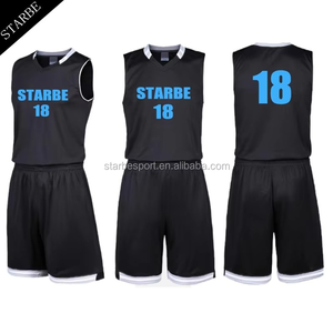 Maillot de basket-ball à sublimation personnalisée ensemble d'uniformes d'équipe à quantité minimale de commande basse vêtements de basket-ball chemises et shorts uniformes de basket-ball - Product Image 5