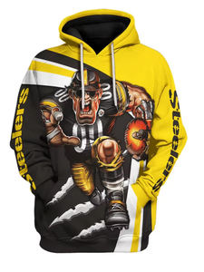 Tamaño de EE. UU. Hombres Mujeres Poliéster/Algodón Otoño Sudaderas con capucha de sublimación teñidas lisas para impresión de sublimación 3D personalizada - Product Image 2