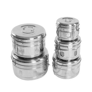 กลองฆ่าเชื้อมาใหม่อุปกรณ์โรงพยาบาลทำจากสเตนเลสสตีลเครื่องมือกลวง - Product Image 4