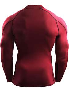 Rashguard à sublimation complète, chemise d'entraînement de gymnastique avec logo personnalisé, tissu extensible à séchage rapide d'usine OEM - Product Image 2