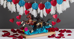 Feng Shui estatua de dos caballos corriendo para decoración del hogar regalo para cumpleaños, inauguración de la casa, regalos de ceremonia de premios - Product Image 4