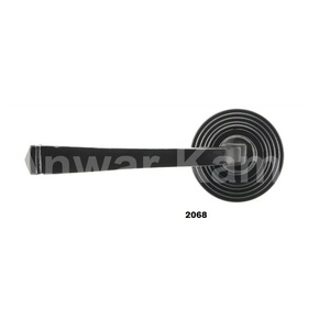 Manija de puerta de palanca redonda negra de Venta caliente manija de puerta de diseño único decorativo para el hogar Cocina baño Uso de puerta de Hotel - Product Image 1