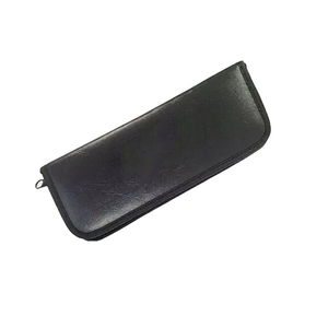 Ciseaux de coupe de cheveux de beauté de qualité supérieure en acier métallique enduit noir ciseaux de Salon de coiffure de barbier avec pochette à fermeture éclair - Product Image 2