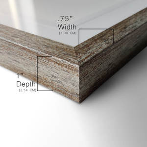 Impression encadrée en bois massif de bambou Impression décorative d'art mural noir - Product Image 3